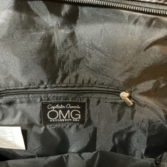 Captain Owen’s OMG Accessories Shark Mouth Print Backpack – Black Faux Leather - Picture 5 of 6